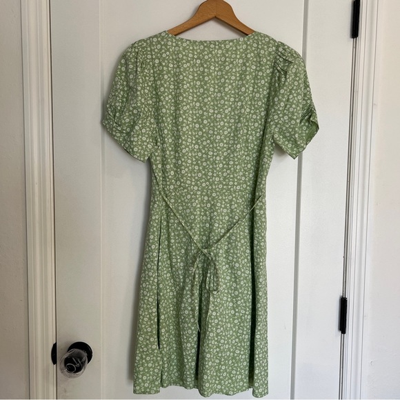 Madewell V-Neck Button-Front Mini Dress - Picture 5 of 9